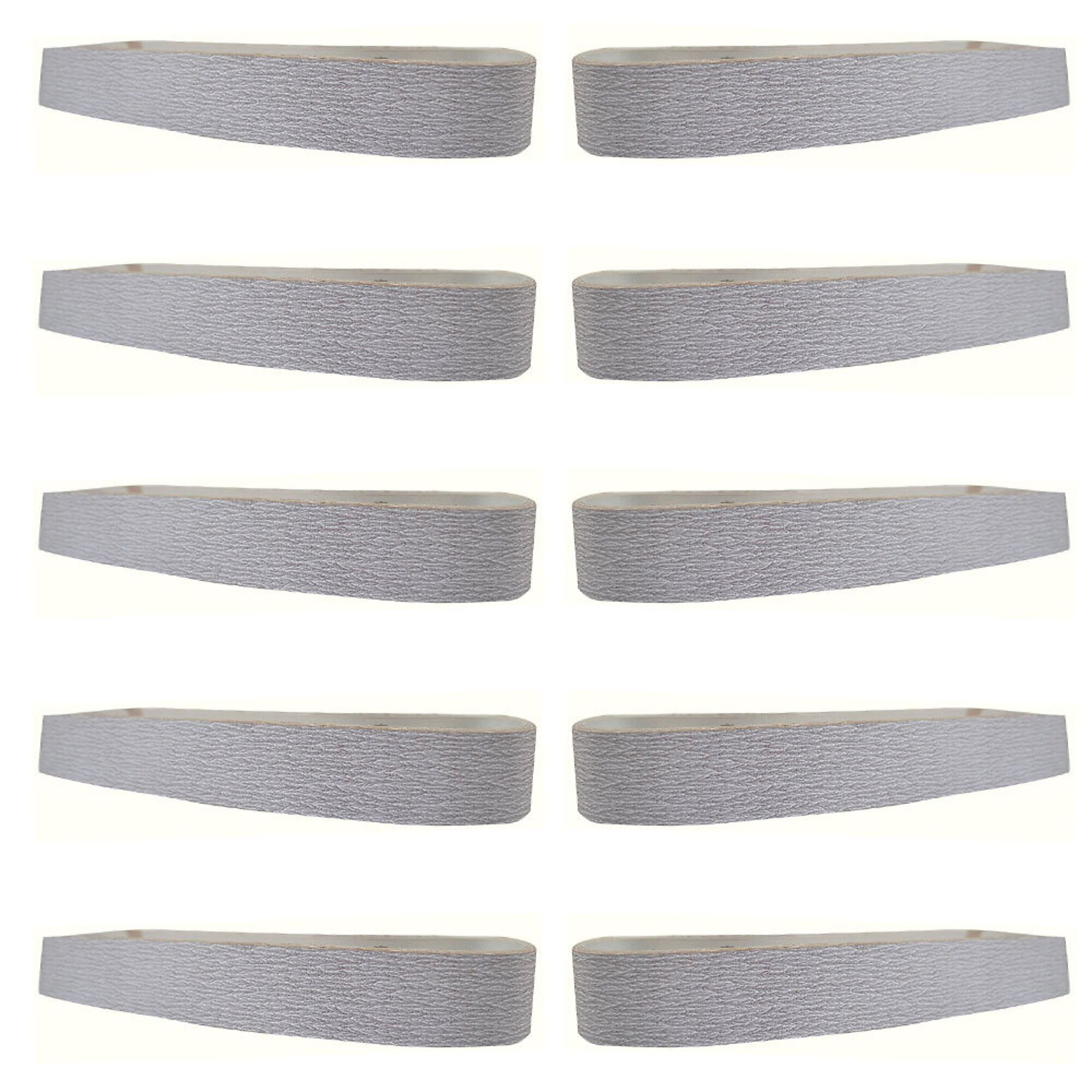 Specialty Diamond HPG600W-10 1-1/2 Inch x 30 Inch Aluminum Oxide Sanding Belt, 600 Grit Premium Japanese Material - WHITE (10/Pack)